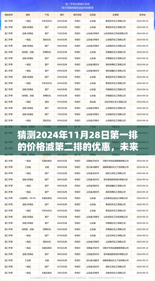 解析未來(lái)價(jià)格趨勢(shì)，預(yù)測(cè)2024年11月28日第一排價(jià)格與優(yōu)惠差異