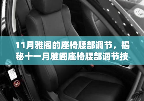揭秘十一月雅閣座椅腰部調(diào)節(jié)技術(shù)，舒適度與健康完美融合，打造個性化駕乘體驗