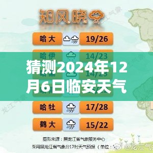 獨家解析，預(yù)測2024年12月6日臨安天氣預(yù)報一周最新，全面評測與詳細介紹