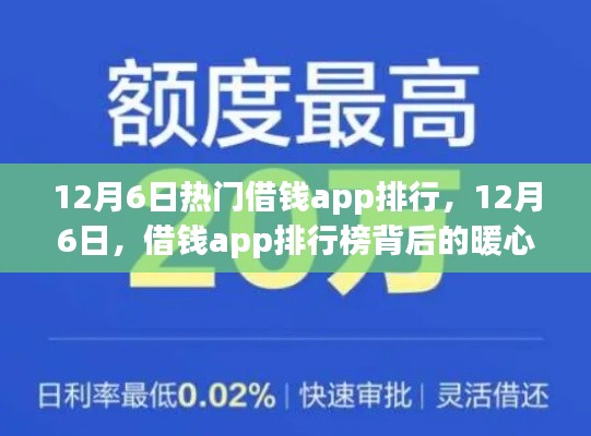 12月6日熱門借錢APP排行榜背后的暖心故事