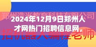 2024年12月9日鄭州人才網(wǎng)熱門招聘信息匯總，洞悉職場新動態(tài)