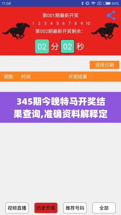 345期今晚特馬開獎(jiǎng)結(jié)果查詢,準(zhǔn)確資料解釋定義_專業(yè)版5.448