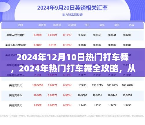 2024年熱門打車舞全攻略，零基礎(chǔ)到熟練舞者之路