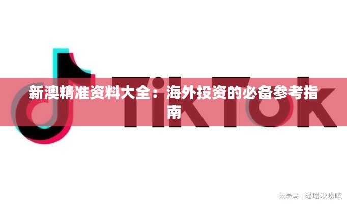 新澳精準(zhǔn)資料大全：海外投資的必備參考指南