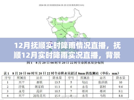 撫順12月降雨實況直播，背景、進展與影響全面解析