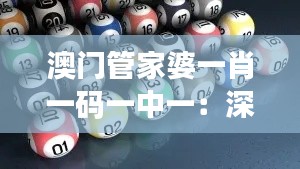 澳門管家婆一肖一碼一中一：深入探討其獨(dú)特策略與市場(chǎng)影響