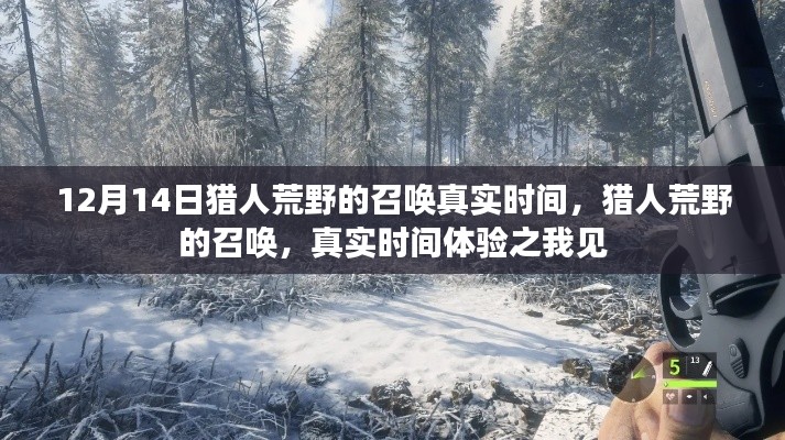 獵人荒野的召喚，真實時間體驗分享與感悟
