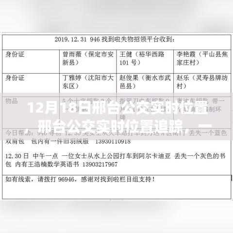 邢臺(tái)公交實(shí)時(shí)追蹤，歷史時(shí)刻的啟示與未來展望