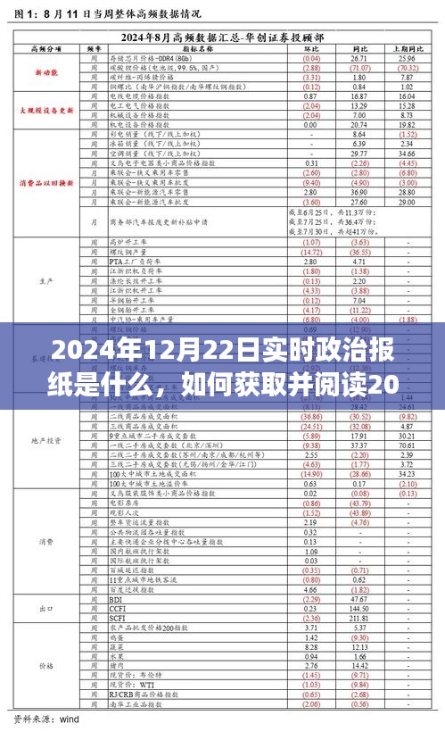 詳細(xì)指南，獲取并閱讀2024年12月22日實(shí)時政治報紙的方法與內(nèi)容解析