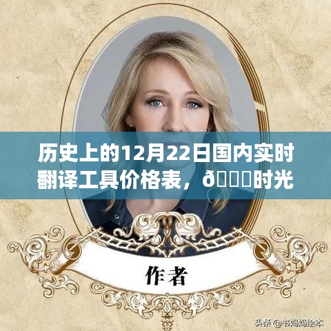 ??時光回溯，歷史上的翻譯工具價格表與實時翻譯技術革新之旅