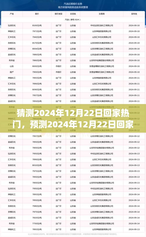 2024年12月22日返鄉(xiāng)趨勢展望，熱門回家趨勢預(yù)測與未來返鄉(xiāng)潮流分析