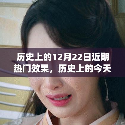 歷史上的今天，12月22日的變遷與成長賦予自信與成就感