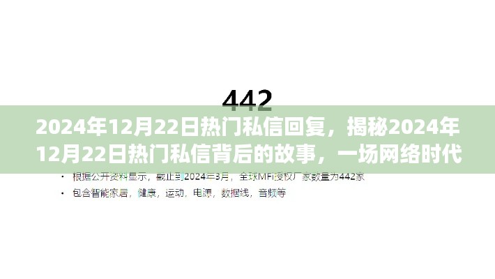 揭秘網(wǎng)絡(luò)風(fēng)云，2024年12月22日熱門私信背后的故事與風(fēng)云際會