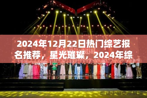 星光璀璨，2024年綜藝盛典報(bào)名回顧與影響