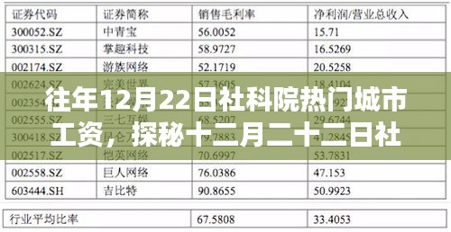 探秘社科院熱門城市工資背后的故事，小巷特色小店奇遇記與年末工資觀察