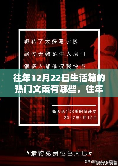 往年12月22日生活篇熱門文案回顧，啟示與生活感悟分享
