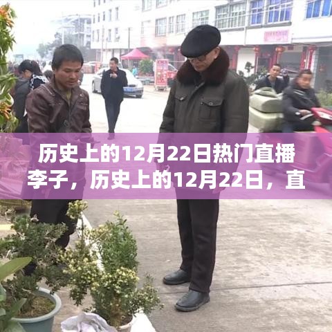 歷史上的12月22日直播李子熱潮，興起與傳承