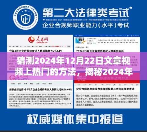 揭秘未來趨勢，2024年熱門文章視頻制作秘訣，引領(lǐng)潮流上榜策略！