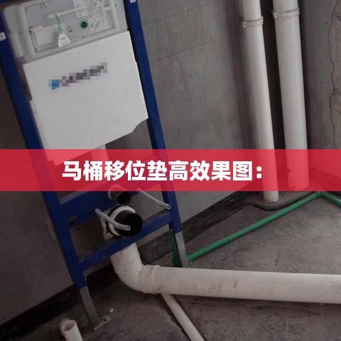 馬桶移位墊高效果圖： 