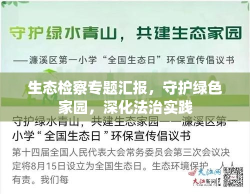 生態(tài)檢察專題匯報，守護綠色家園，深化法治實踐