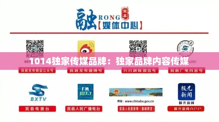 1014獨(dú)家傳媒品牌：獨(dú)家品牌內(nèi)容傳媒 