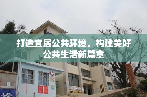 打造宜居公共環(huán)境，構建美好公共生活新篇章