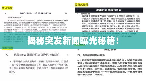 揭秘突發(fā)新聞曝光秘籍！