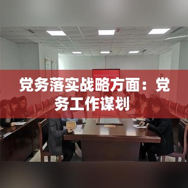 黨務(wù)落實(shí)戰(zhàn)略方面：黨務(wù)工作謀劃 