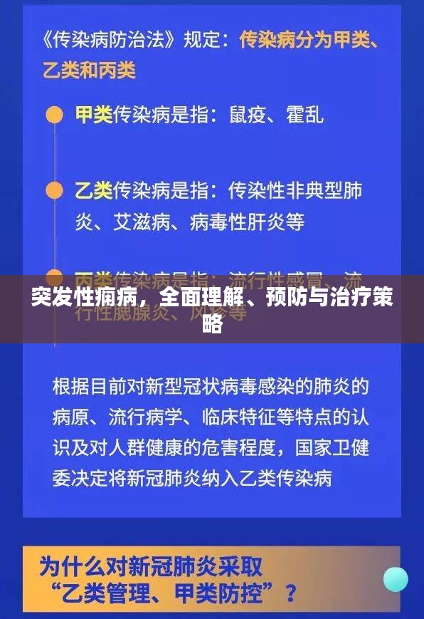 突發(fā)性癇病，全面理解、預防與治療策略