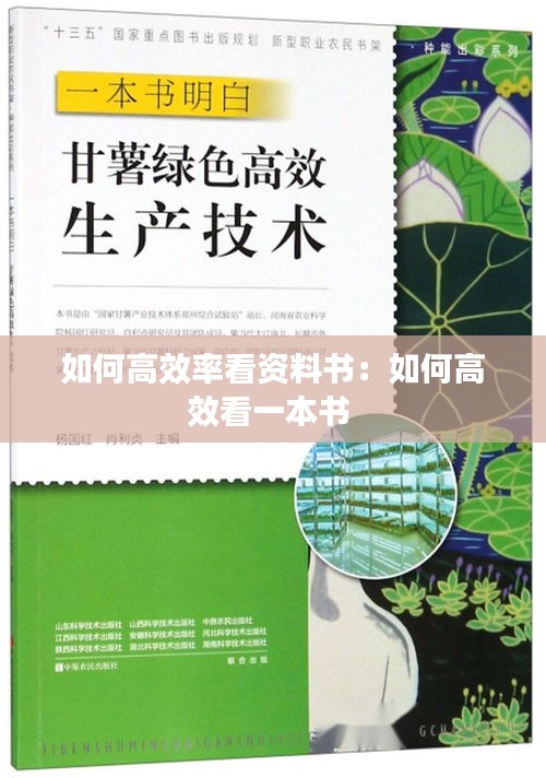 如何高效率看資料書：如何高效看一本書 