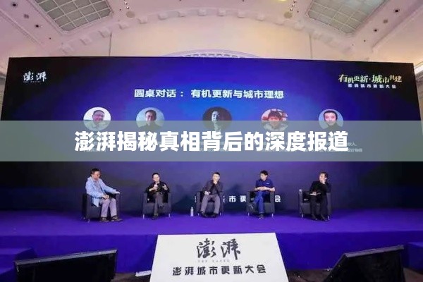 澎湃揭秘真相背后的深度報道