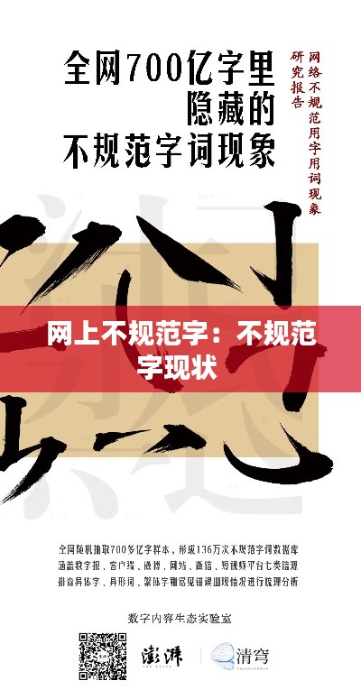 網(wǎng)上不規(guī)范字：不規(guī)范字現(xiàn)狀 