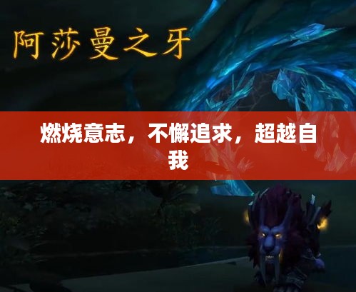 燃燒意志，不懈追求，超越自我