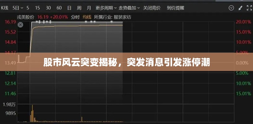 股市風(fēng)云突變揭秘，突發(fā)消息引發(fā)漲停潮