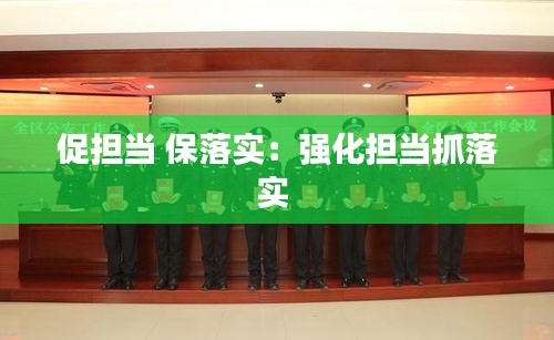 促擔(dān)當(dāng) 保落實(shí)：強(qiáng)化擔(dān)當(dāng)抓落實(shí) 