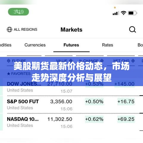 美股期貨最新價(jià)格動(dòng)態(tài)，市場(chǎng)走勢(shì)深度分析與展望