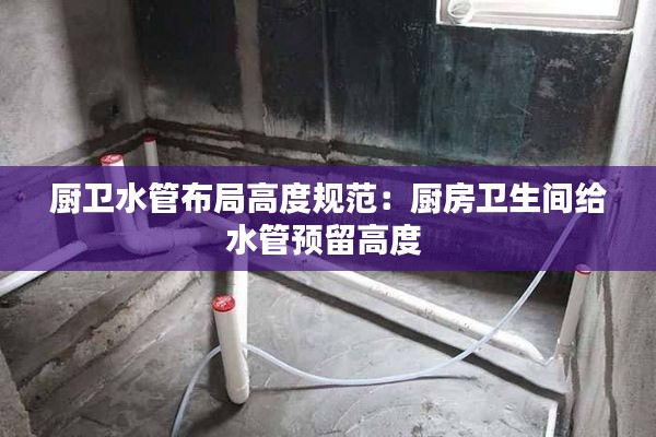 廚衛(wèi)水管布局高度規(guī)范：廚房衛(wèi)生間給水管預(yù)留高度 