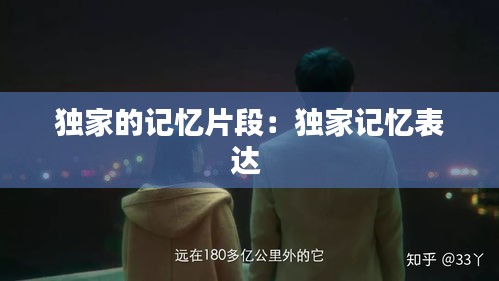 獨家的記憶片段：獨家記憶表達 