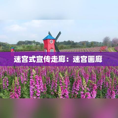 迷宮式宣傳走廊：迷宮畫廊 
