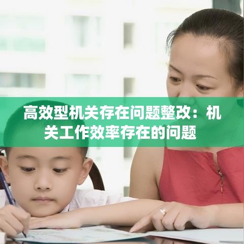高效型機關(guān)存在問題整改：機關(guān)工作效率存在的問題 