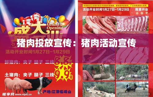 豬肉投放宣傳：豬肉活動(dòng)宣傳 