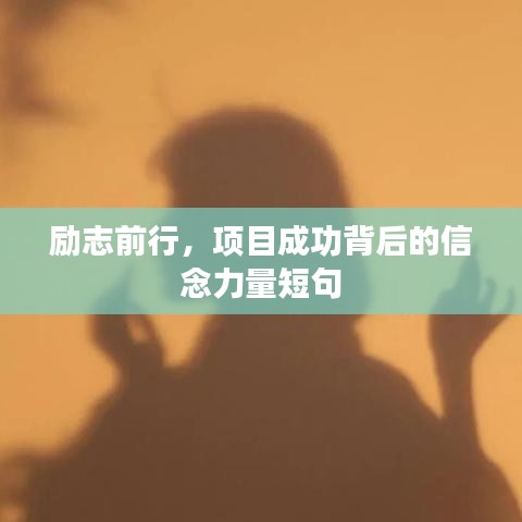勵(lì)志前行，項(xiàng)目成功背后的信念力量短句