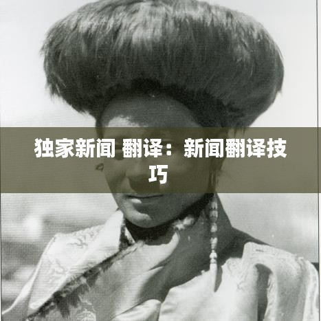 獨(dú)家新聞 翻譯：新聞翻譯技巧 