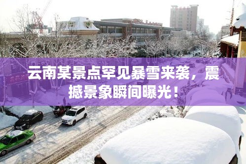 云南某景點(diǎn)罕見(jiàn)暴雪來(lái)襲，震撼景象瞬間曝光！