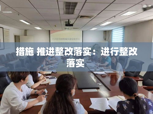 措施 推進(jìn)整改落實(shí)：進(jìn)行整改落實(shí) 