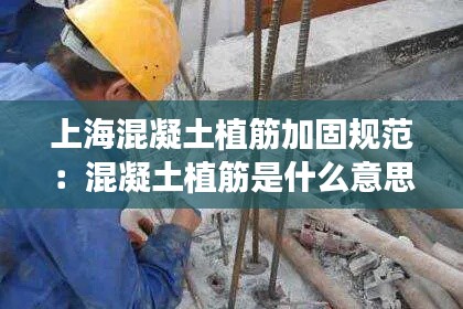 上?；炷林步罴庸桃?guī)范：混凝土植筋是什么意思 