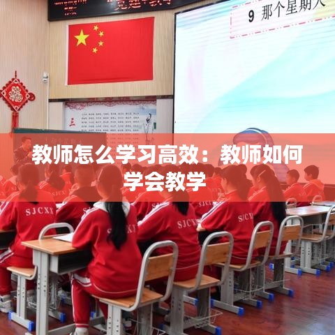 教師怎么學(xué)習(xí)高效：教師如何學(xué)會教學(xué) 