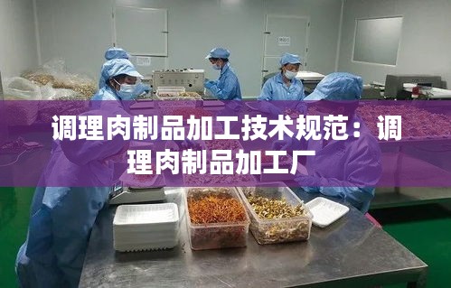 調(diào)理肉制品加工技術(shù)規(guī)范：調(diào)理肉制品加工廠(chǎng) 