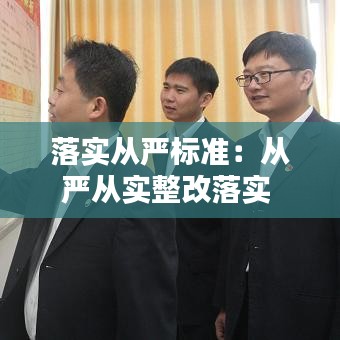 落實(shí)從嚴(yán)標(biāo)準(zhǔn)：從嚴(yán)從實(shí)整改落實(shí) 