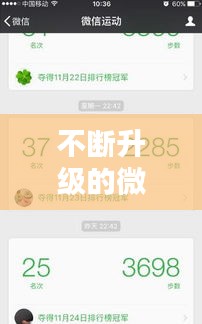 不斷升級的微信運(yùn)動軟件：微信運(yùn)動下載什么 